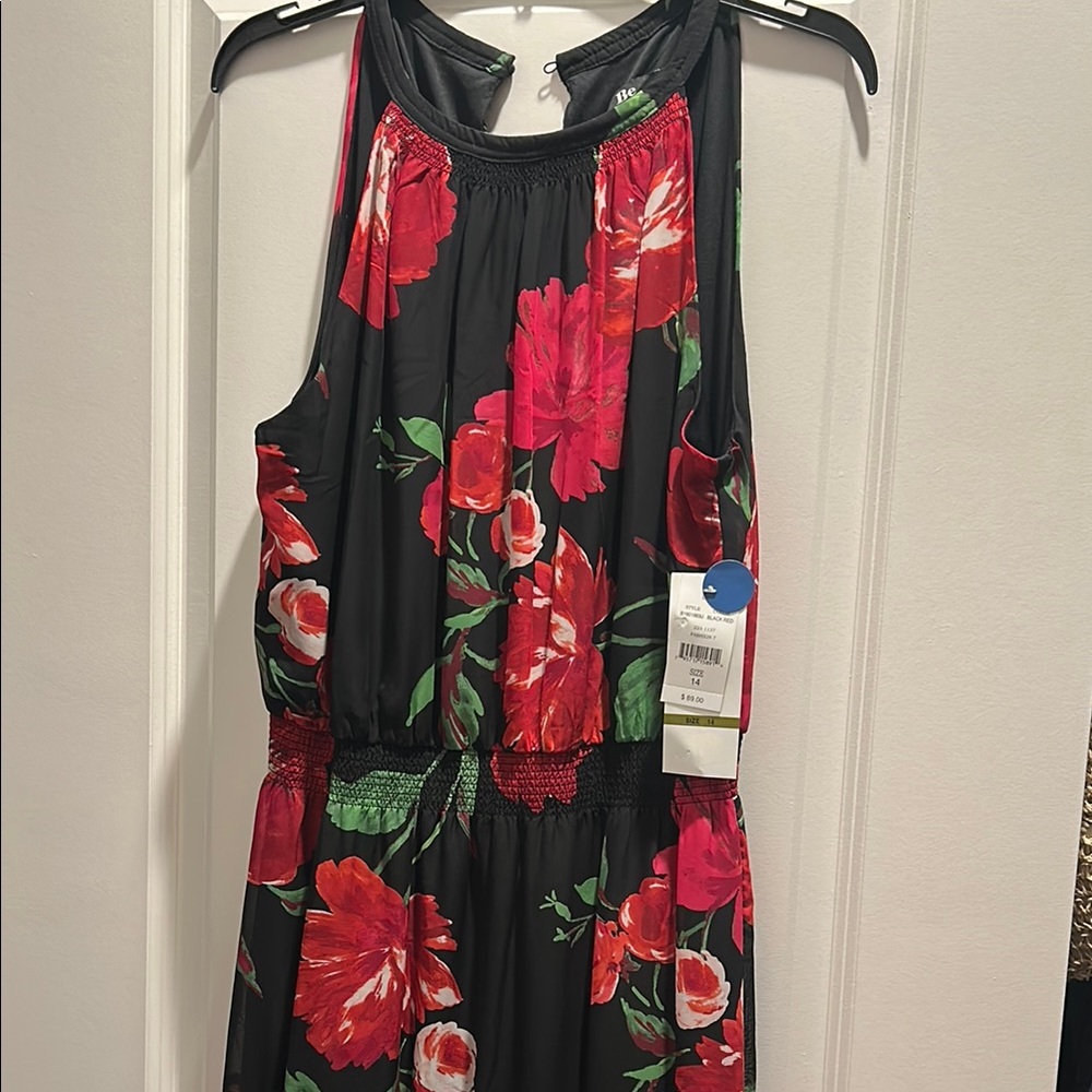 Floral Black Dress Be by Chetah B